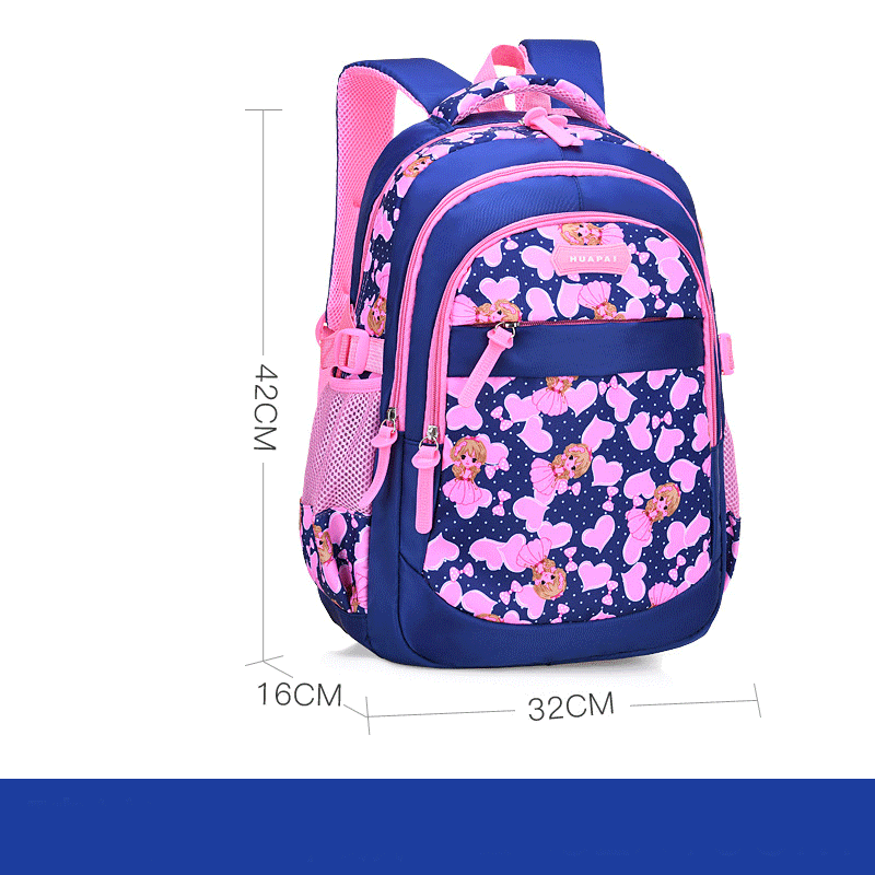 [LOẠI TO] Balo đi học cho bé gái đi học, cặp sách ba lô trung học sinh nhiều ngăn hình hoạ tiết nhiều cô gái nhỏ xinh xắn cho trẻ cấp 1, 2 từ lớp 3-9