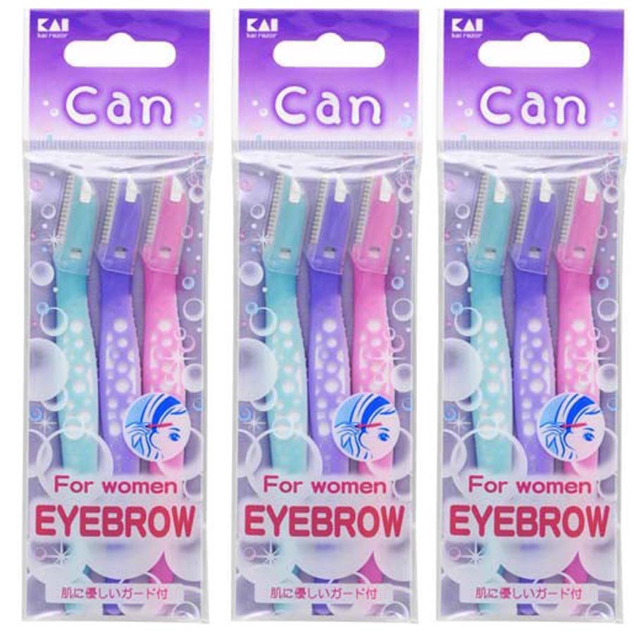 Set 3 Dao Cạo Chân Mày Kai Nhật Bản Eyebrow