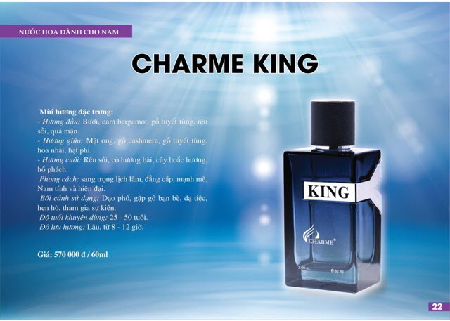 [HCM]Nước Hoa King 60ml dành cho Nam