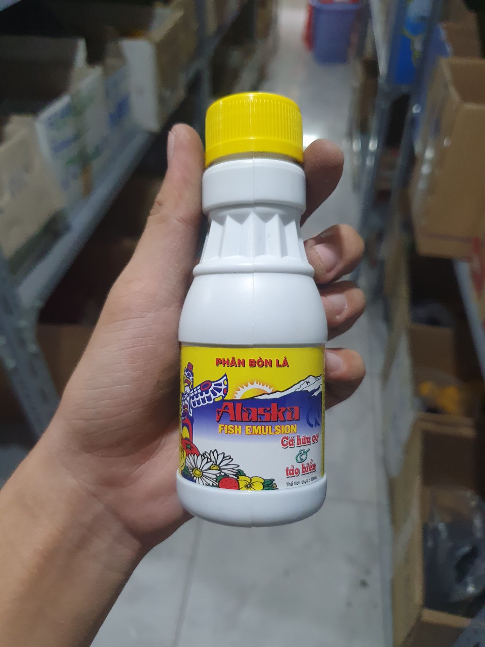 [HCM]PHÂN CÁ HỮU CƠ VÀ TẢO BIỂN ALASKA Chai 100ml - B1.1025