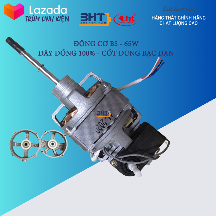 ĐỘNG CƠ QUẠT B5 65W - DÂY ĐỒNG 100%