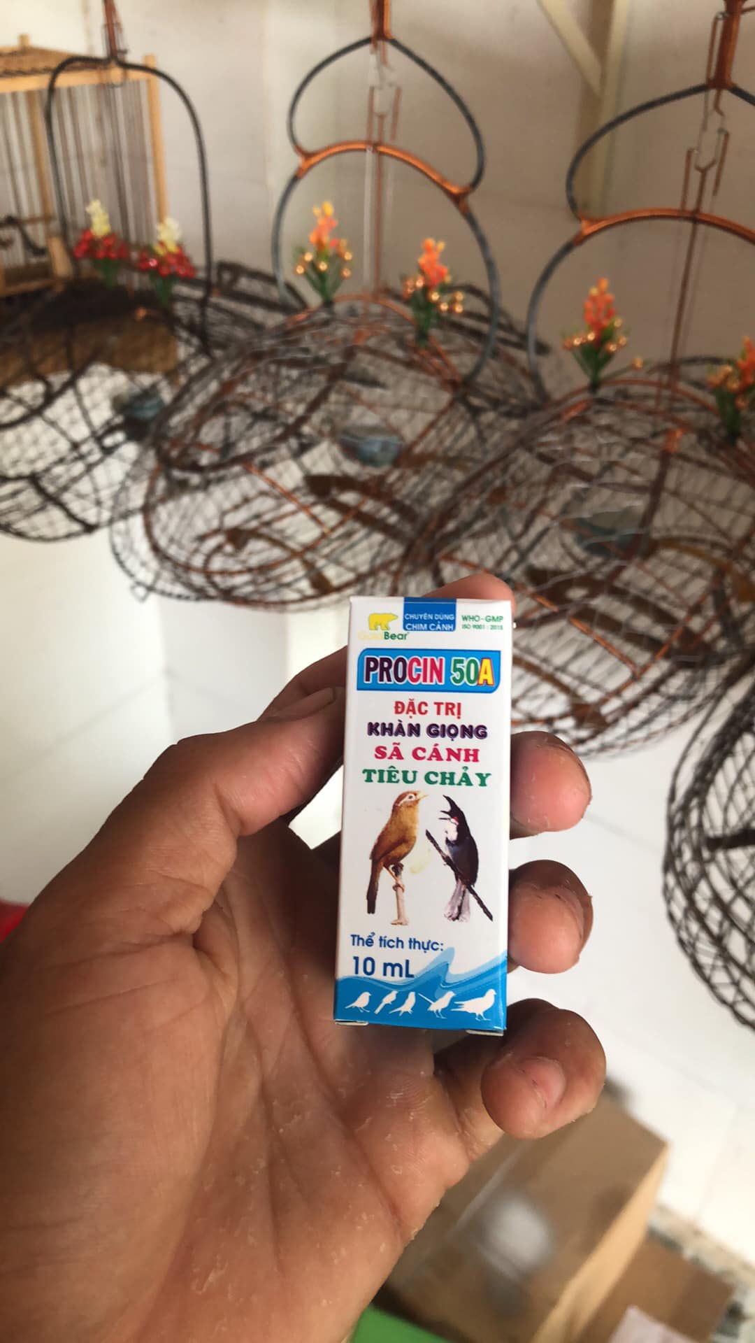 Dung dịch Procin 50A chuyên dùng cho gà đá, chim cảnh