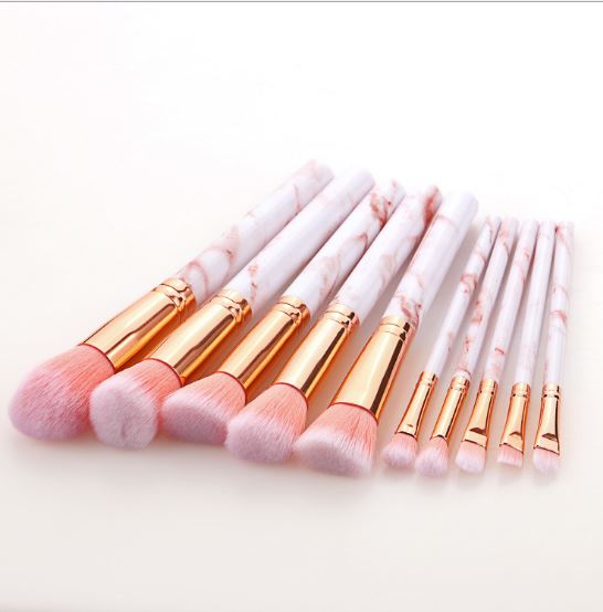 Bộ Cọ Trang Điểm 10 Cây vân đá cao cấp ronshadow
