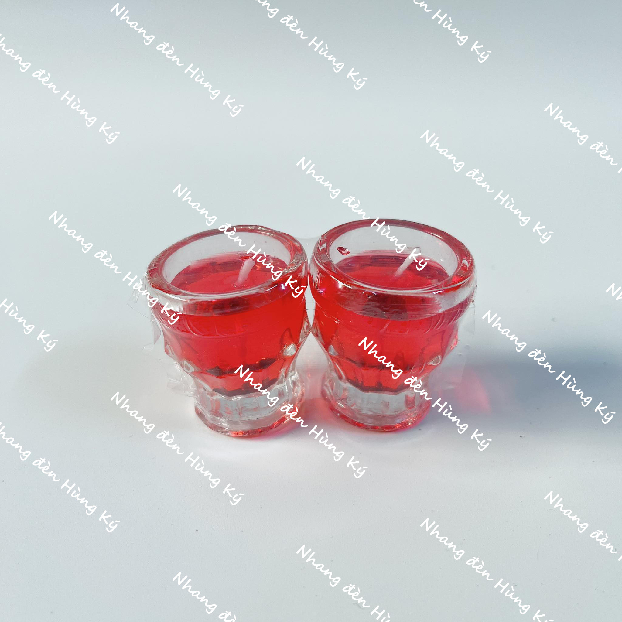 Đèn cầy ly mắc tre