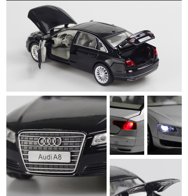 Siêu xe mô hình kim loại Audi A8 tỷ lệ 1:32