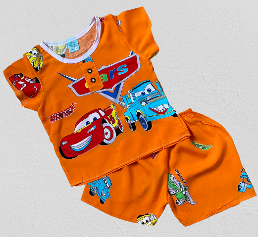 [6kg-12kg] Đồ bộ cho bé trai vải tôn, lanh, tole (tay ngắn)
