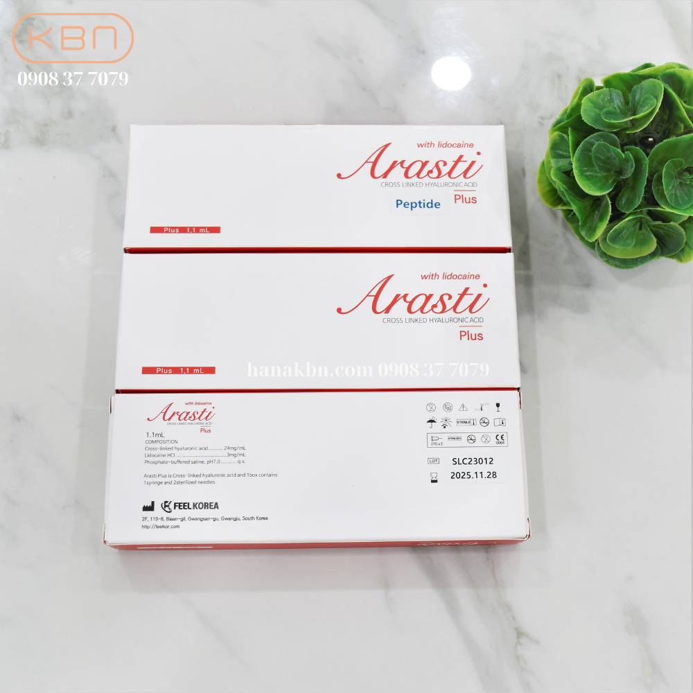 Chất làm đầy Filler Arasti White/Plus/A-Plus Hàn Quốc - 1cc/hộp