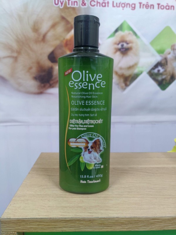 SỮA TẮM chó mèo OLIVE ESSENCE diệt ve, rận, bọ chét
