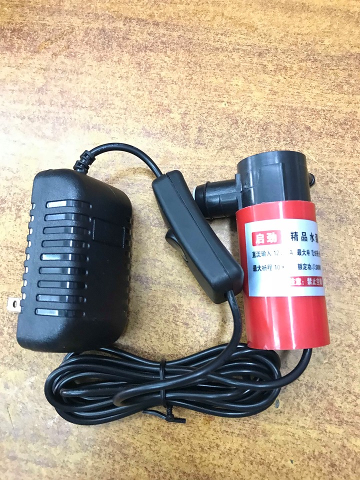 Bơm nước 12V mini bơm nước cắt rãnh tường