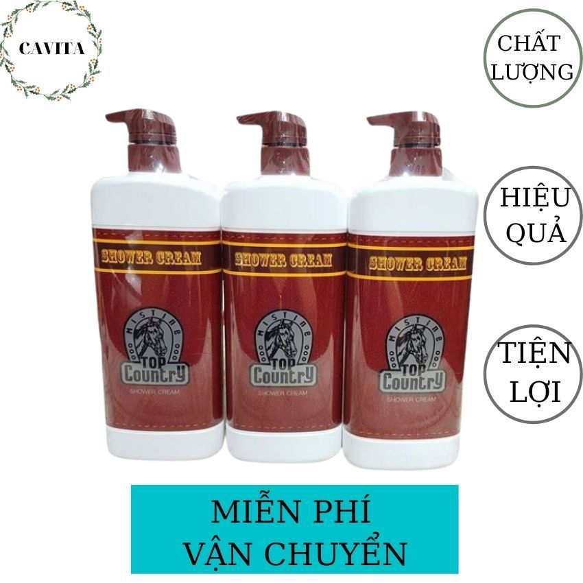 [FREESHIP] Sữa Tắm Hương Nước Hoa Top Country 500ml Thái Lan CAVITA hương nước hoa lưu hương lâu