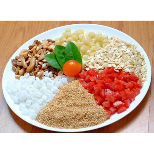 [HCM][Tặng kèm sốt trộn nhân] Combo Nguyên Liệu Nhân Thập Cẩm Trung thu 2023