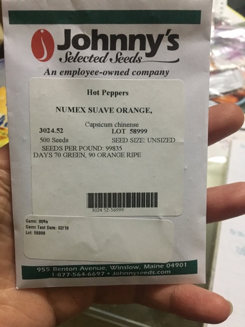 Hạt Giống Ớt Numex Suave