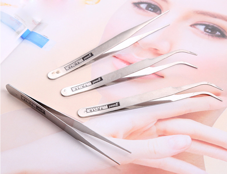 Nhíp Gắp Mi, Nối Mi - Nhíp Gắp Mụn (đầu thẳng & đầu cong)