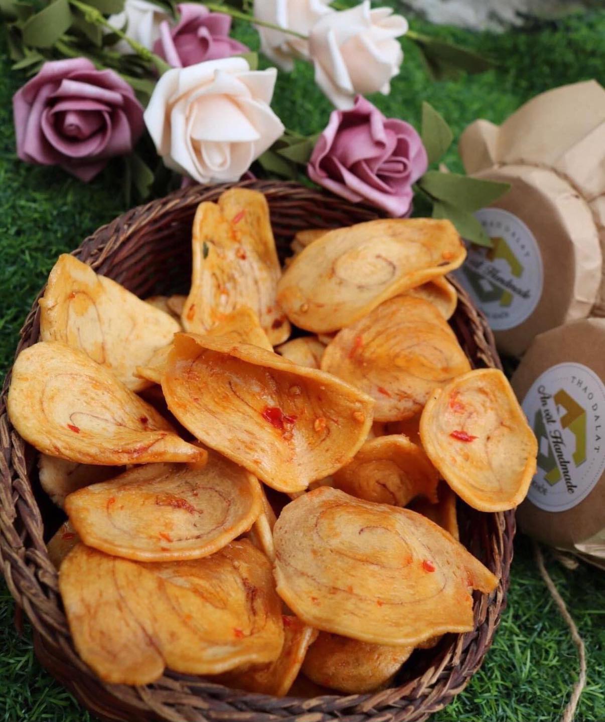 500g tai heo chiên mắm ớt thơm ngon-đồ ăn vặt-ăn vặt-tết