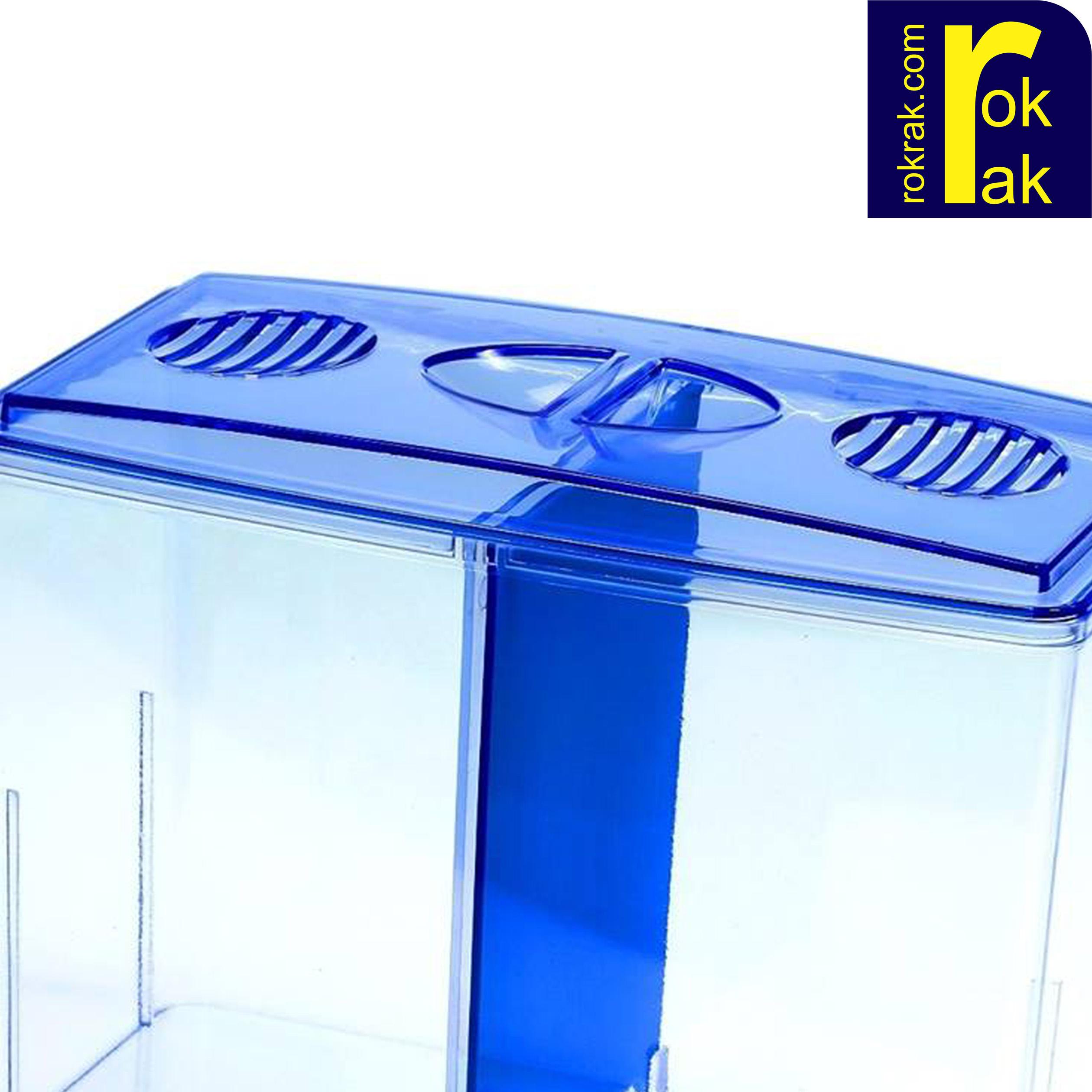 Bể cá mini betta 2 ngăn có thể tháo rời