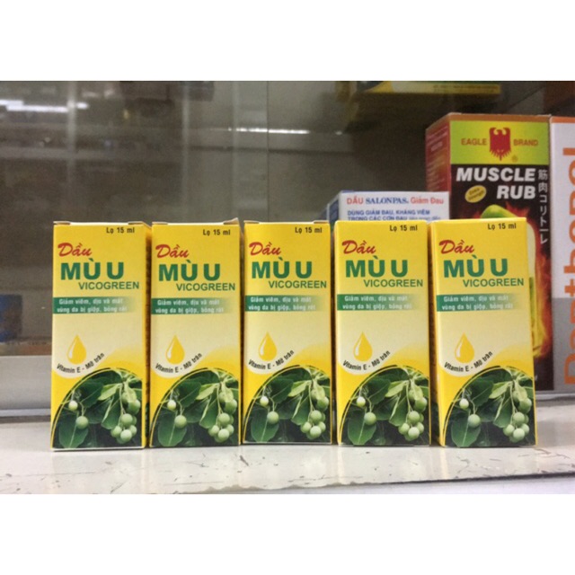 [HCM]Dầu Mù U VICOGREEN Lốc/10chai