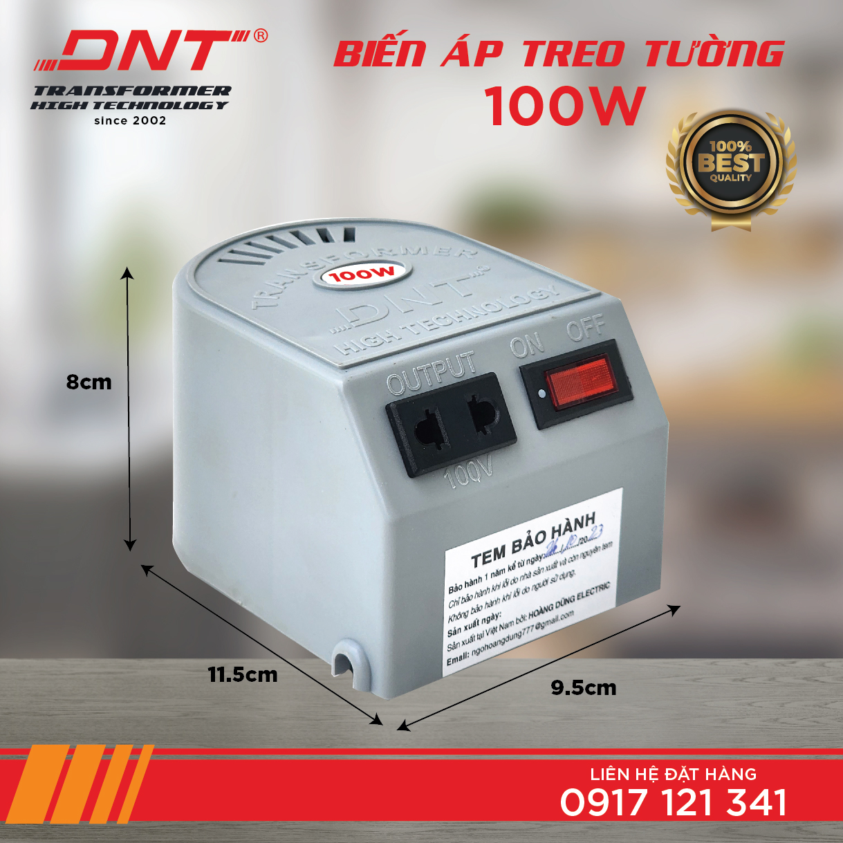 Biến áp 220v ra 110v 200w