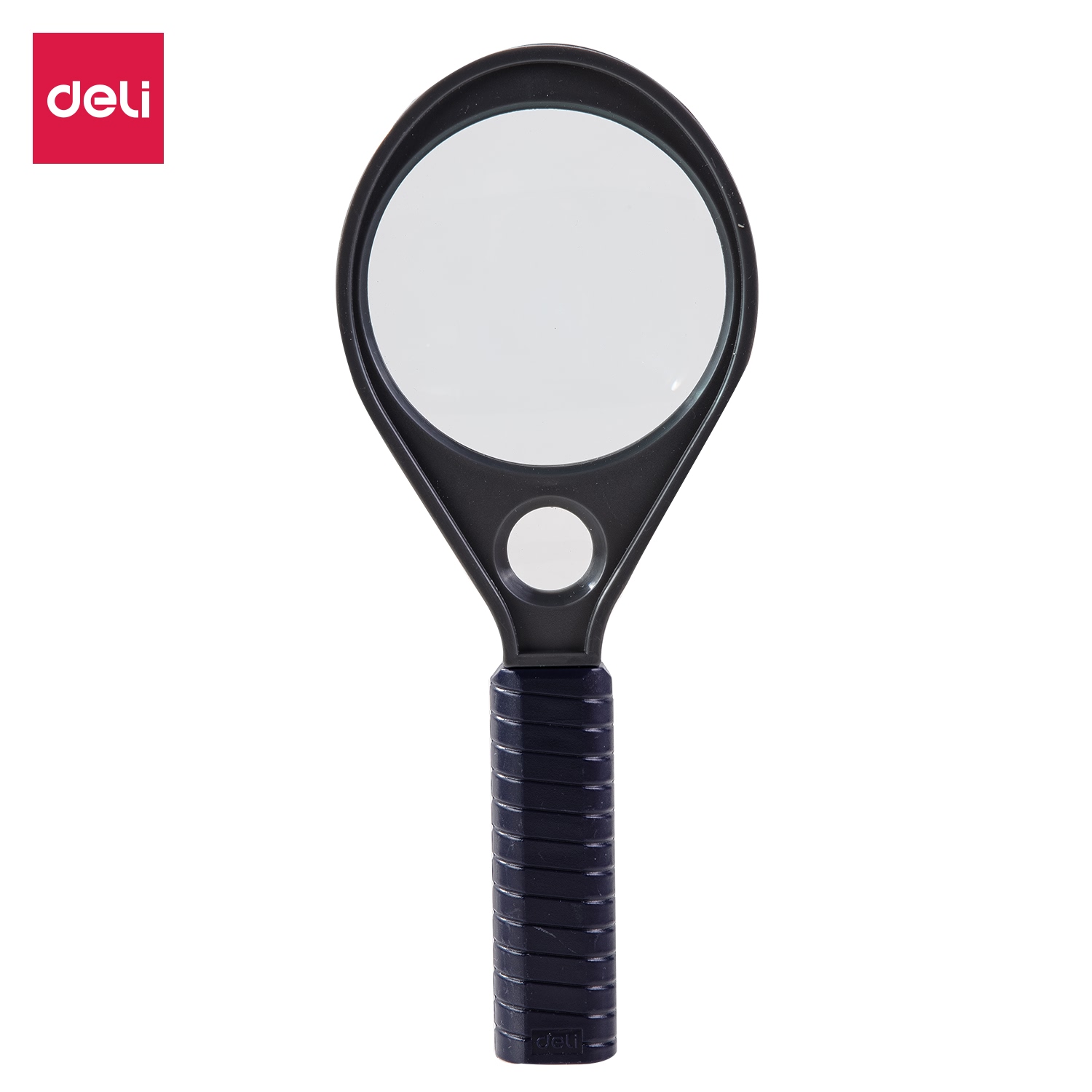 Kính lúp x2.5 Deli, Đen - 1 chiếc - E9090