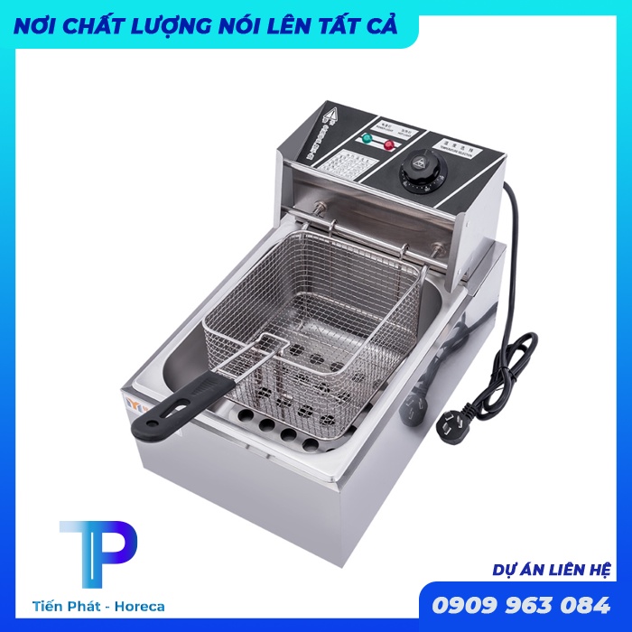 BẾP CHIÊN NHÚNG ĐIỆN ĐƠN 8L GIÁ TỐT