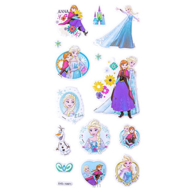 Miếng dán 3D Sticker(ngẫu nhiên)