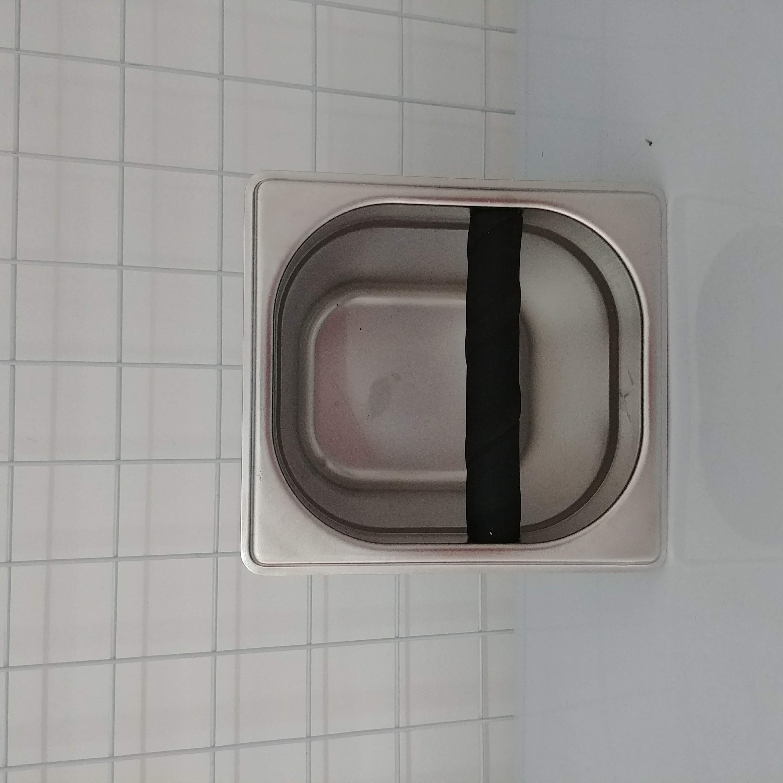 Dụng cụ đập bã cà phê inox Knock Box - Cao 10cm / 15cm