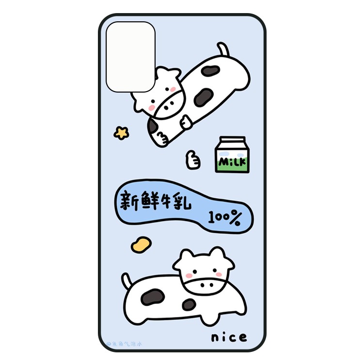 [HCM]Ốp lưng đủ dòng Samsung A01/A11/A20S/A31/A50S/A70/A750/M10/M30S/M31/J2 Pro/J4+/J7+/J730/...Bò sữa dễ thương mặt kính cường lực(sản phẩm có 3 mẫu)