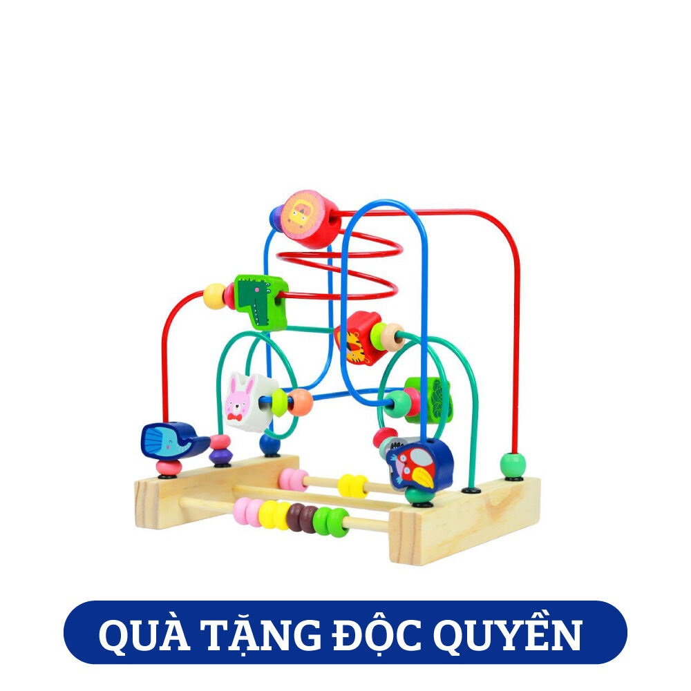 [THANH LÝ] Đồ chơi luồn hạt gỗ