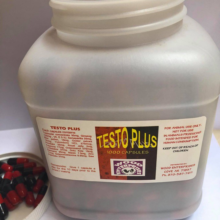 Testo Plus Cho Gà Đá - Chiết 100 Viên