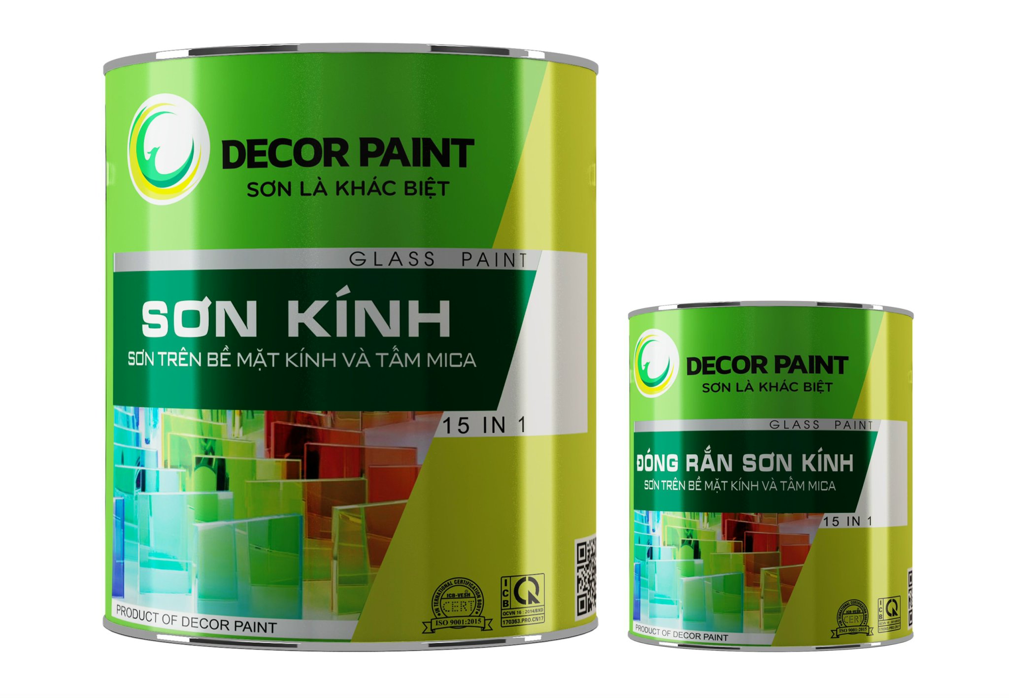 Sơn trên kính màu đen Decor Paint