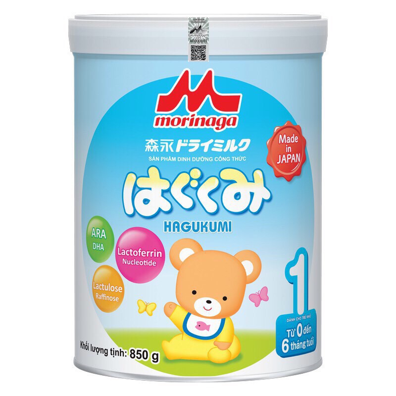 Sữa Morinaga số 1/số 2/ số 3 850g date 6/2023
