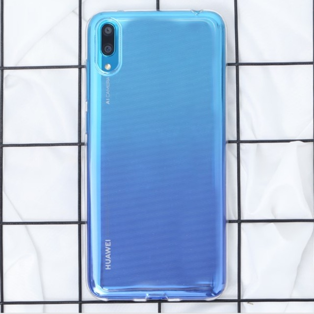 Ốp lưng dẻo silicon Huawei y7 pro 2019 siêu mỏng trong suốt
