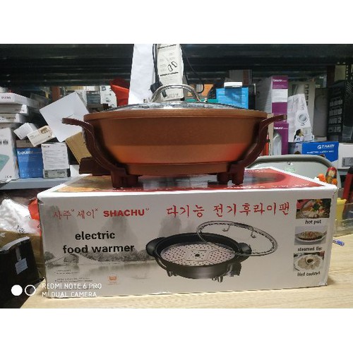 CHẢO LẨU CÁ SHACHU CS-E CÓ VỈ HẤP NEW