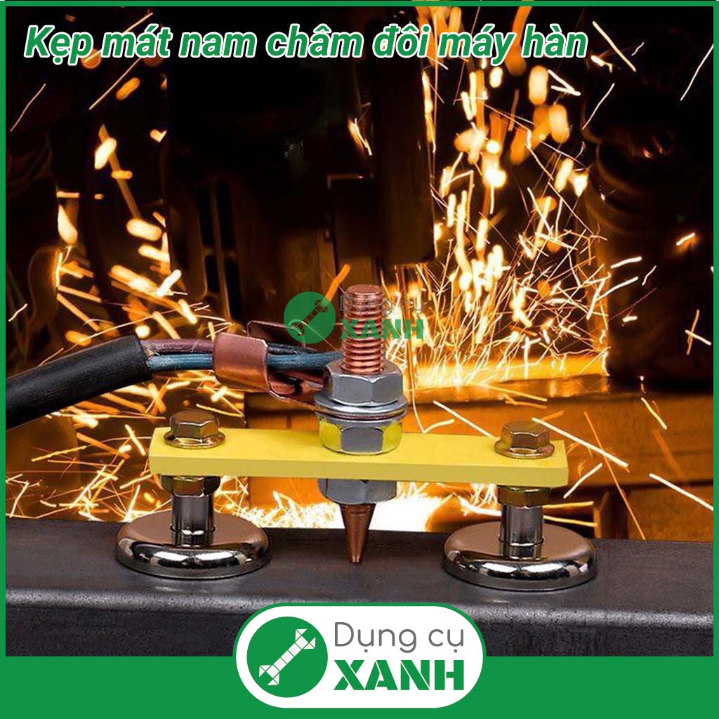 Kẹp mát nam châm đôi máy hàn