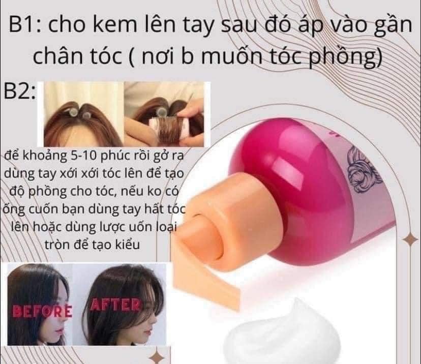 Kem làm phồng chân tóc và tạo kiểu tóc Balea Đức