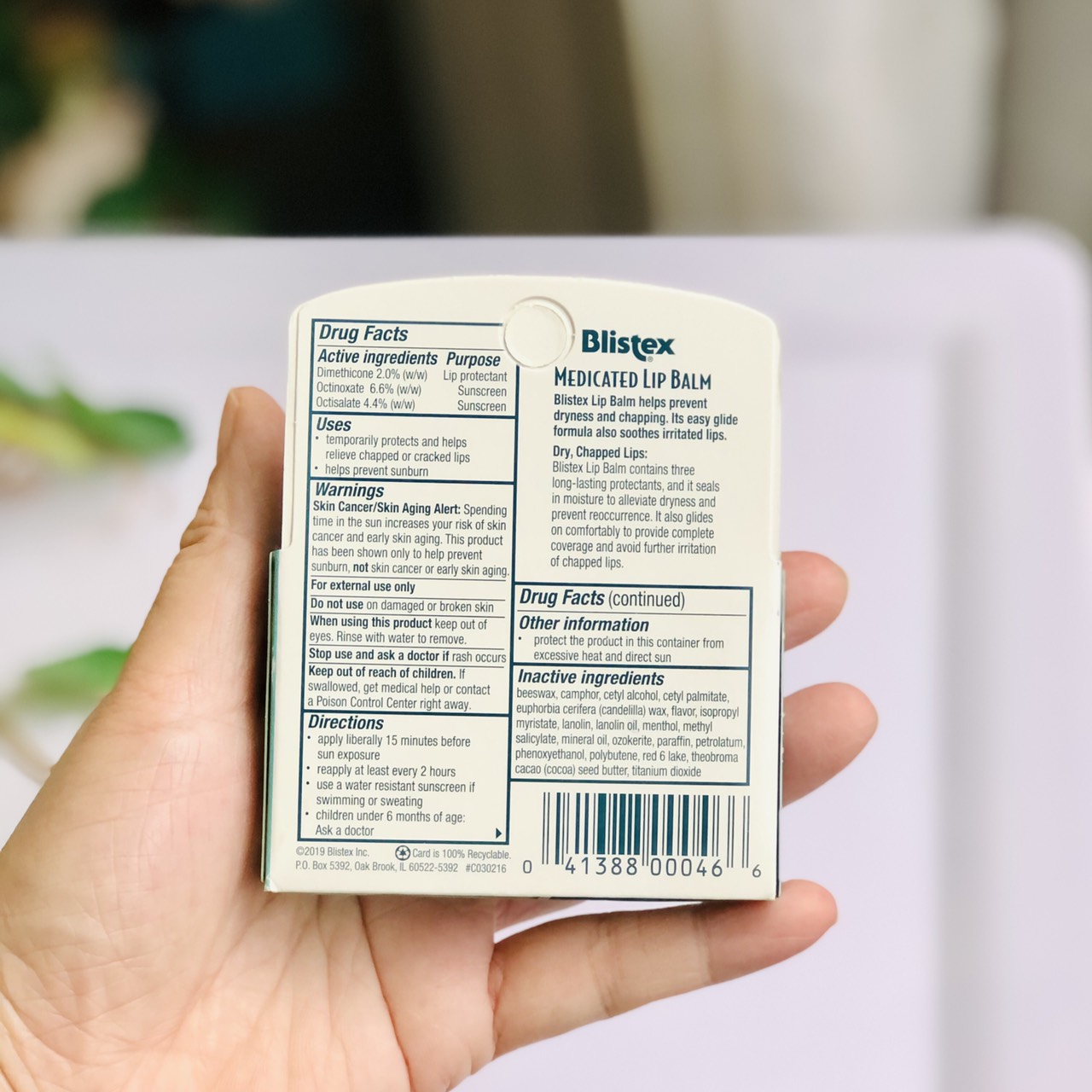 Son dưỡng chống nắng Blistex SPF15