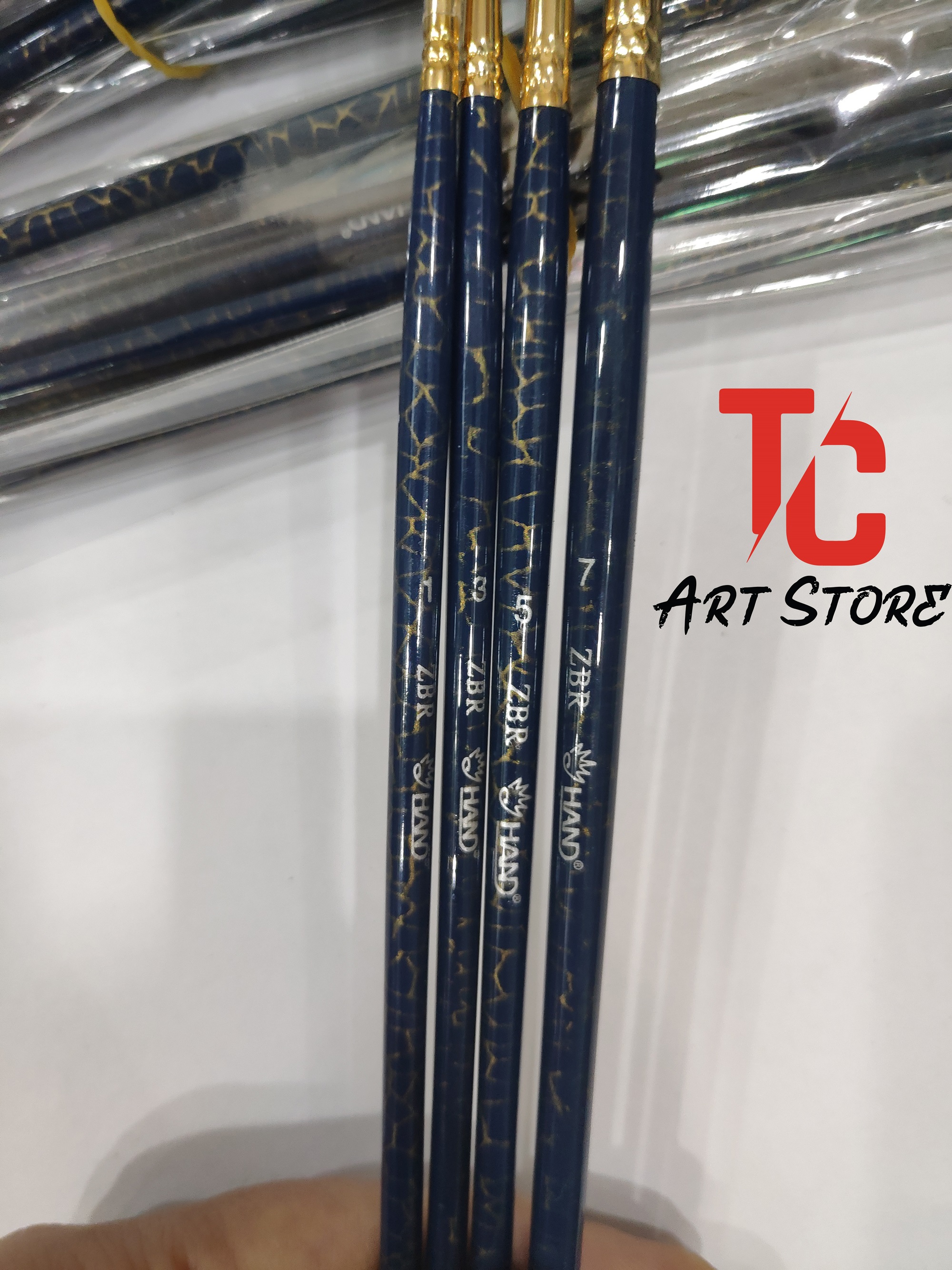 [TC Art Store] Cọ vẽ đầu nhọn HAND ZBR (Cọ vẽ đầu tròn)