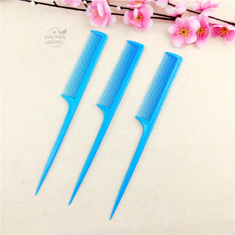 Bộ 2 Lược chia tóc đuôi nhựa