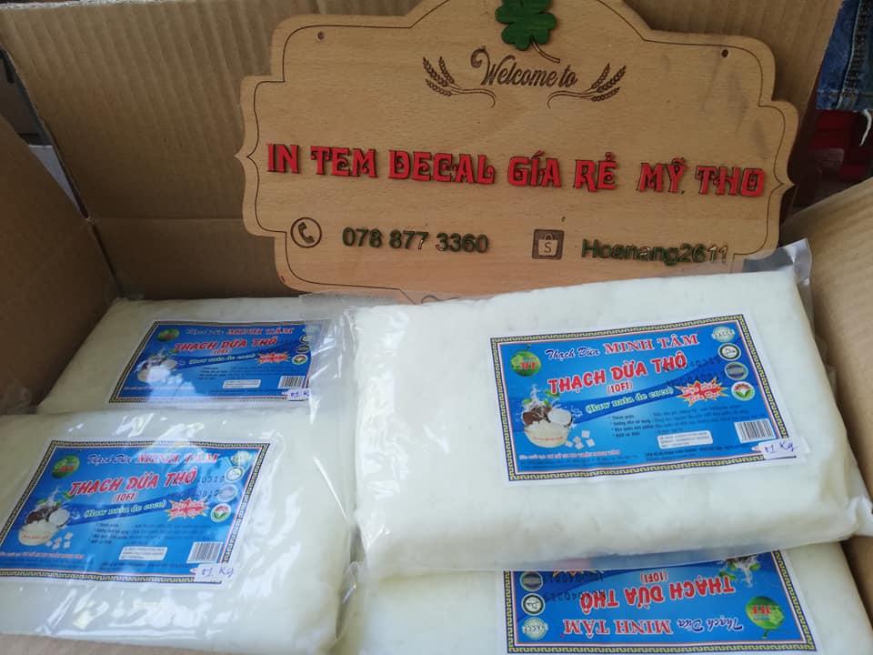 Thạch dừa viên dùng làm thạch trà sữa (2kg )