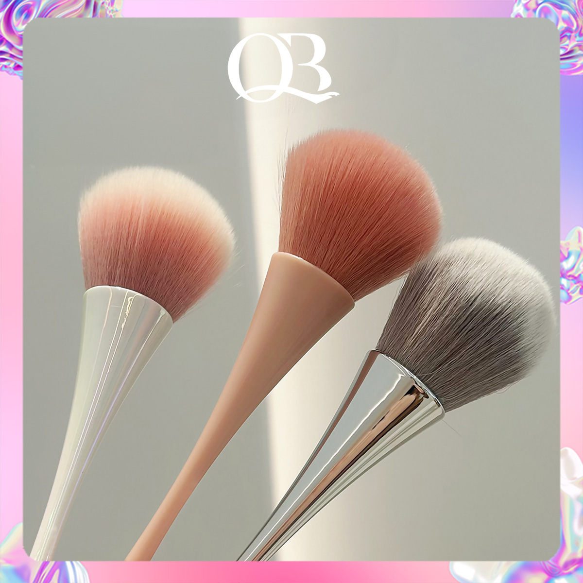 Cọ phủi bụi nail cán dài thiết kế sang trọng đẹp mắt phủi sạch bụi sau khi dũa hoặc phá móng gel