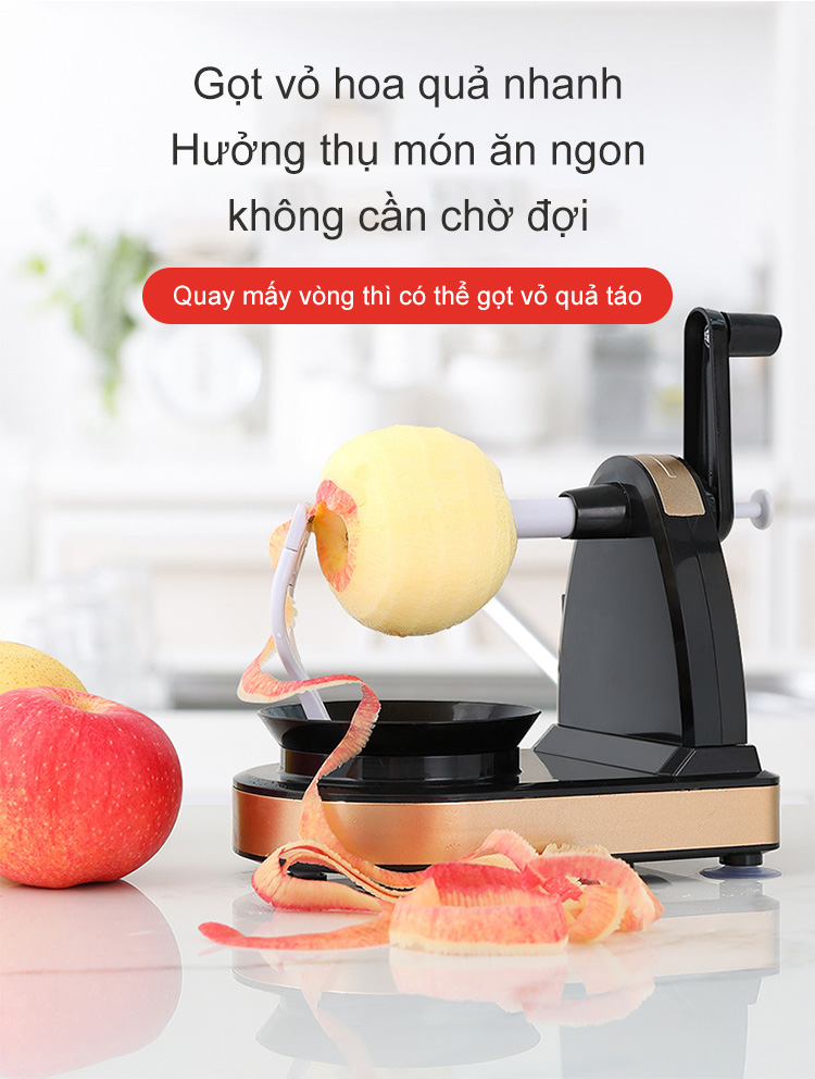 Hanrui - Máy gọt vỏ hoa quả trái cây ABS PP Germany