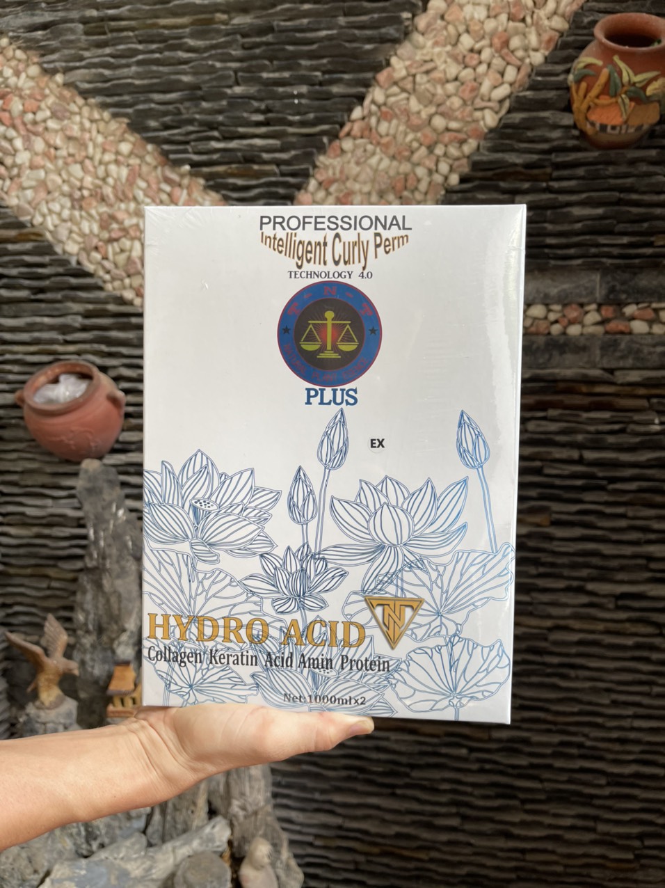 [FREESHIP MAX] Thuốc uốn  duỗi thông minh Hydro Acid TNT1000ml/ bịch uốn và duỗi tóc nhanh tiết kiệm thời gian, không lo cháy tóc, không quan tâm mềm hóa_LOVE BEAUTIFUL