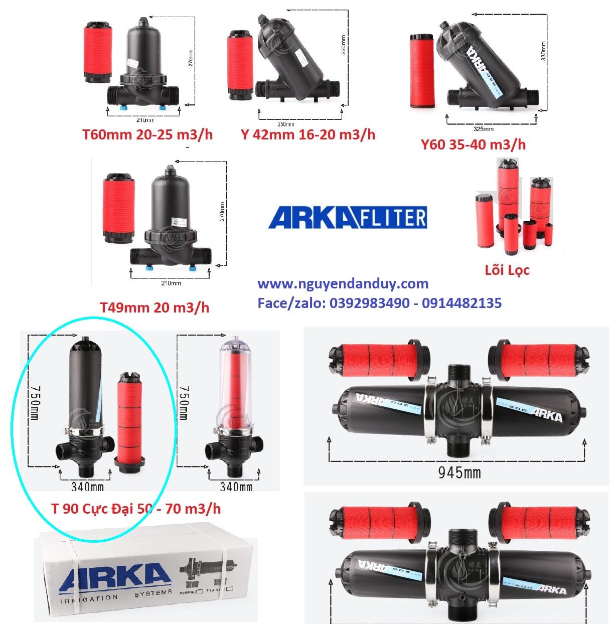 Lọc đĩa Y60mm Cực Đại