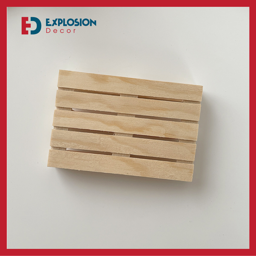 MIẾNG GỖ PALLET LÓT LY TRANG TRÍ CHỤP HÌNH