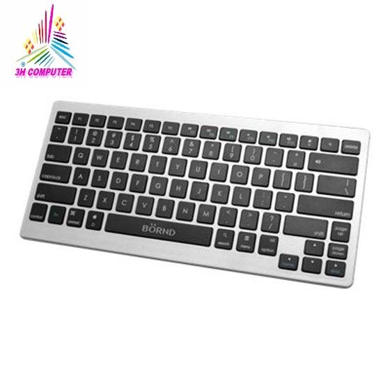 Bàn phím không dây Bluetooth BORN B33 -Bluetooth 3.0 Cho iPade/iPhonee Series/MacBooke/Điện Thoại/Máy Tính Máy Tính