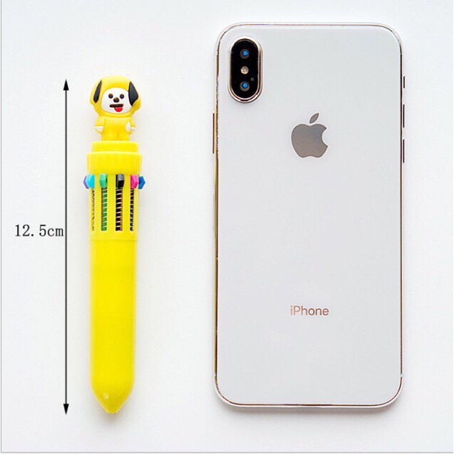 [HCM]Bút bi bấm 10 màu BTS