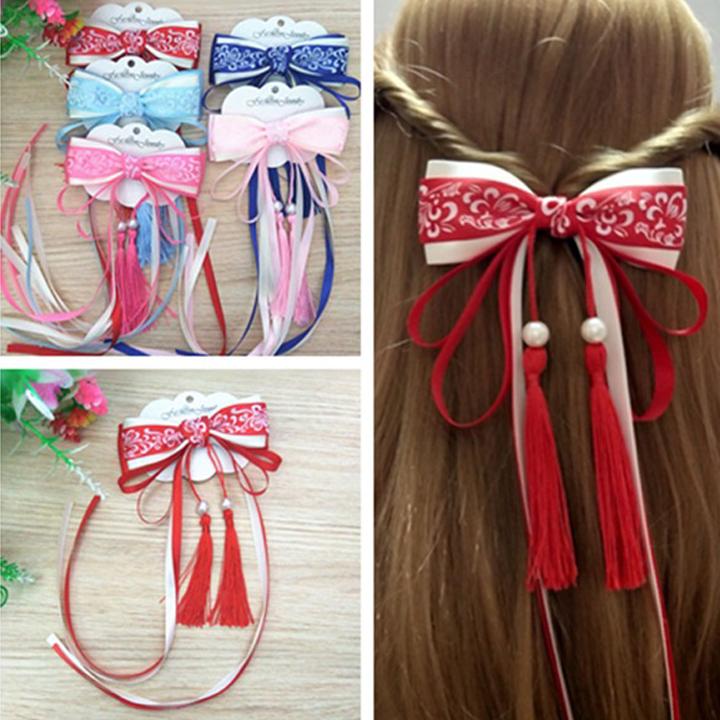 Kẹp Tóc Nơ Cổ Trang - Miêu Quán
