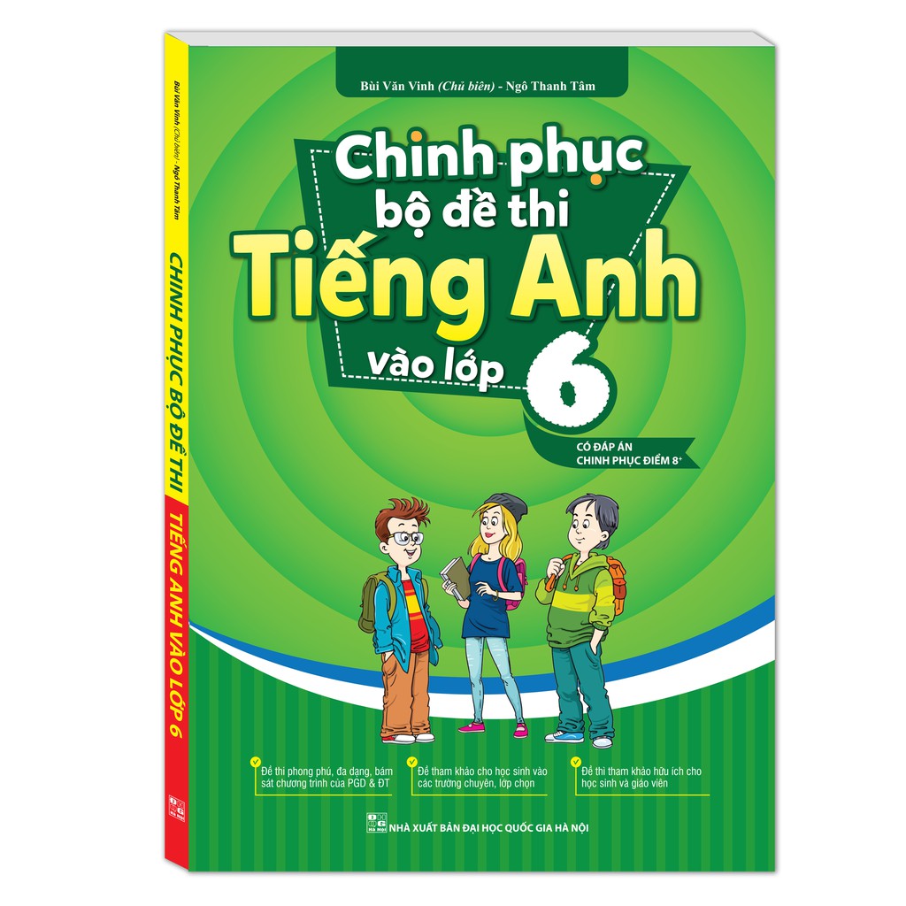 Chinh phục bộ đề thi Tiếng Anh vào lớp 6
