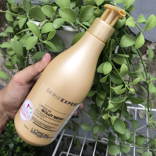 Dầu gội phục hồi 3 tác động Lipidium Absolut Repair Loreal Shampoo 500ml