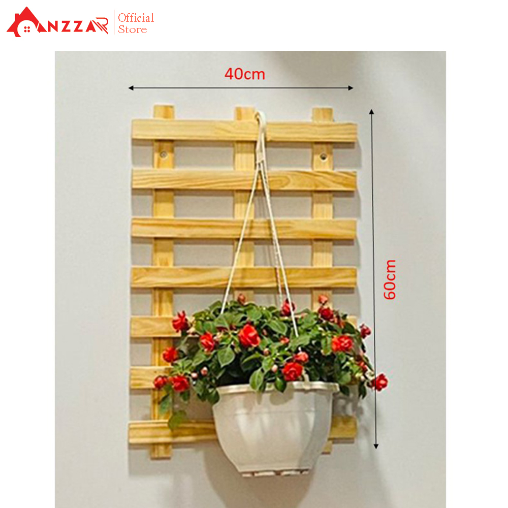 Kệ gỗ treo tường ban công-01