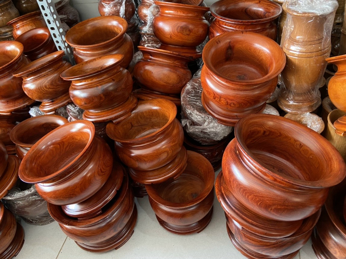 Incense Bowl, High-Quality Solid Wood Incense Burner